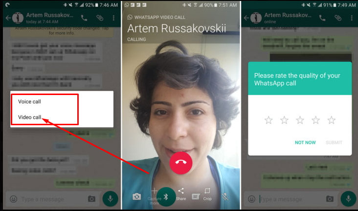 whatsapp video call on laptop windows 10